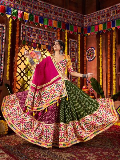 Rang Raas Chaniya Choli – Mirror Magic in Viscose Elegance