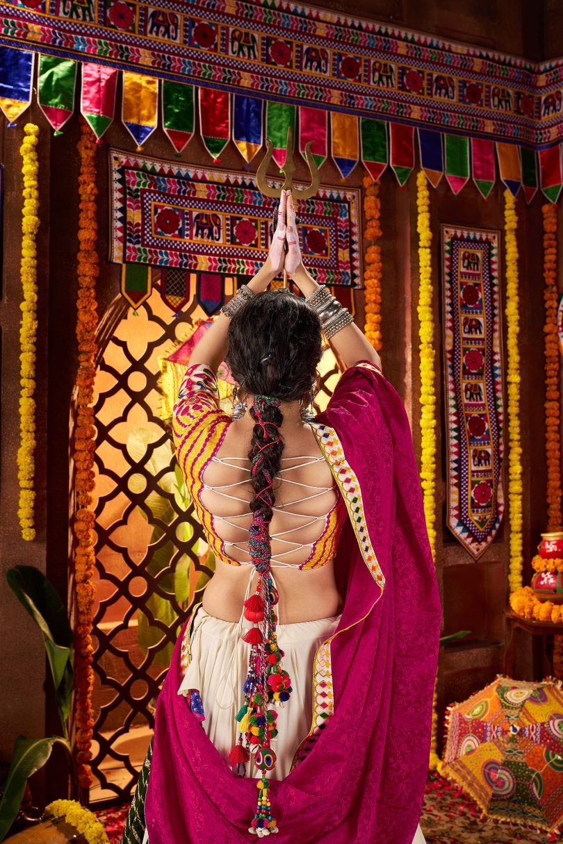 Rang Raas Chaniya Choli – Mirror Magic in Viscose Elegance