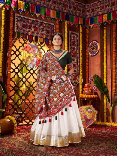 Chandni Charm Chaniya Choli – Grace in Ivory White