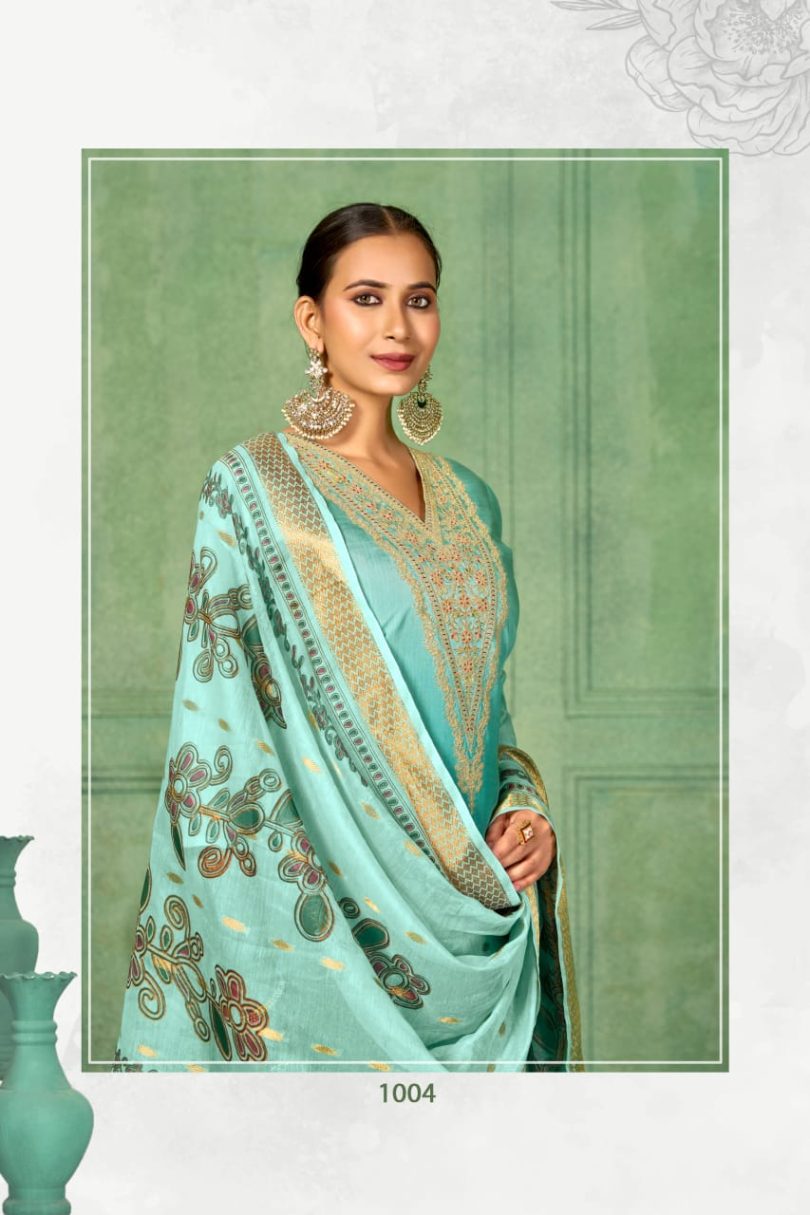 Roman Shaded Embroidery Suit Set - Image 7