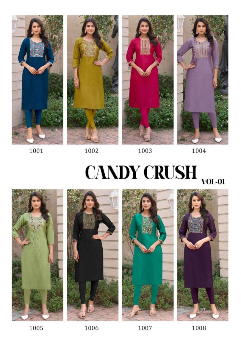 Designer Embroidered Kurti