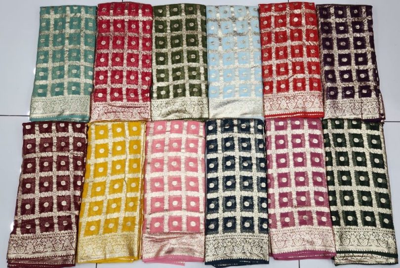 MX Checks Viscose Saree