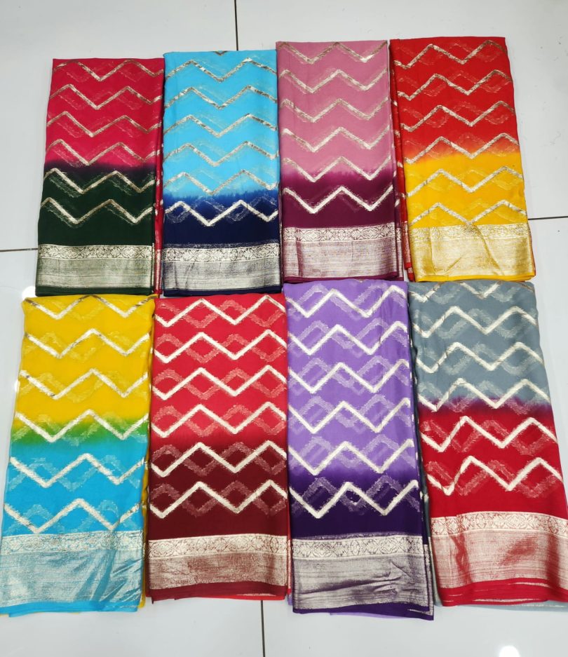MX Zigzag Viscose Saree