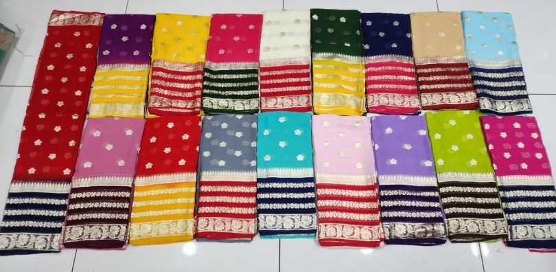 Panel 2D Viscose Saree