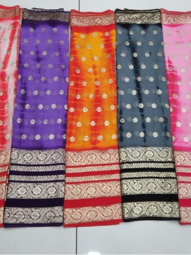 Panel Shibouri Viscose Saree