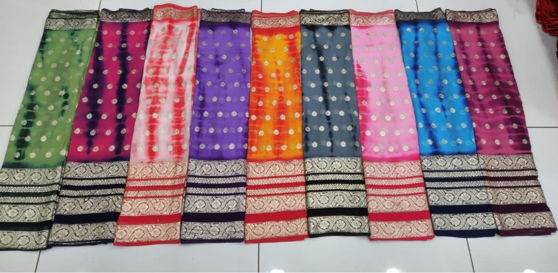 Panel Shibouri Viscose Saree